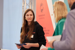 Foto von Lavinia Hoesch auf der Bühne beim U:FF 23